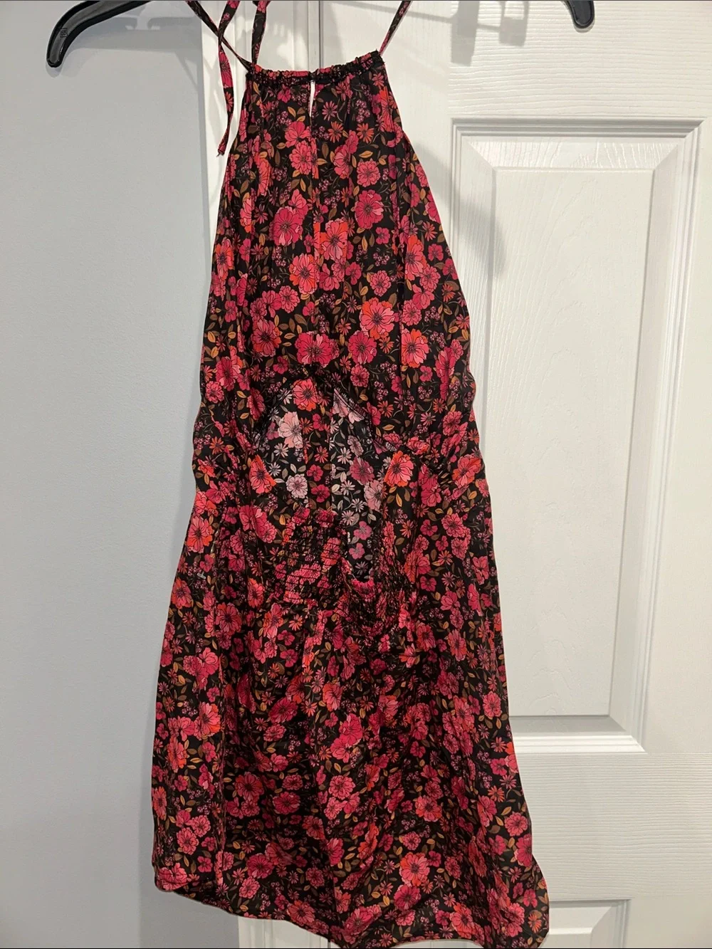 NWOT Free People Lyla Halter Tunic Top in Ditzy Floral Size S Z448